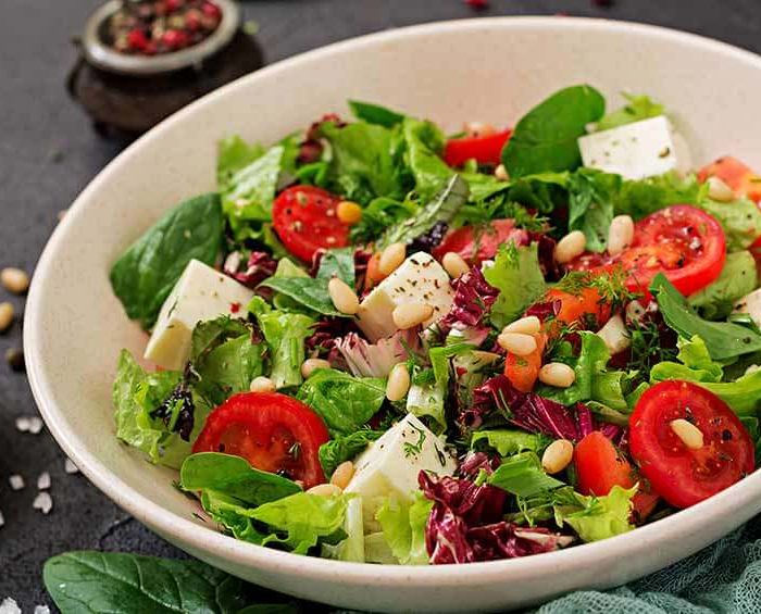 Grilled shrimp & avocado salad (Demo)